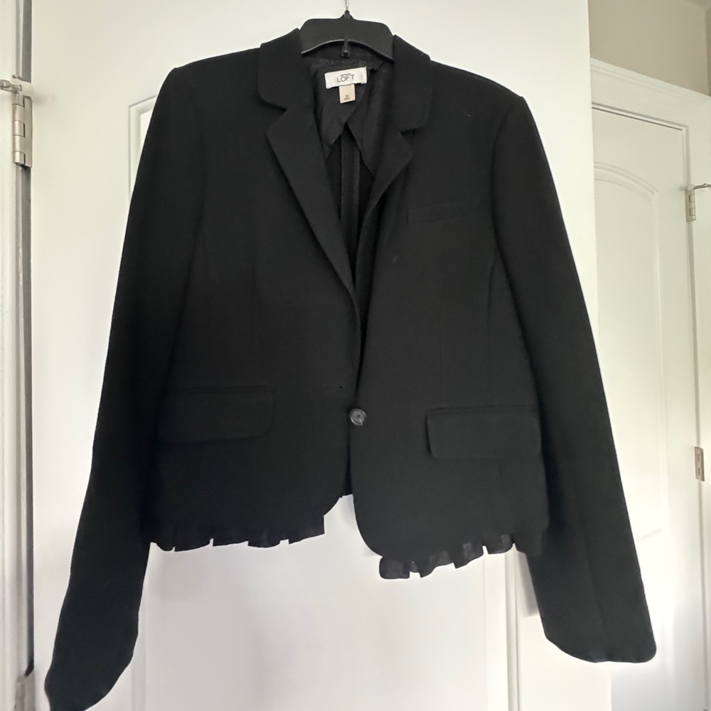 Size 12 Black LOFT Blazer